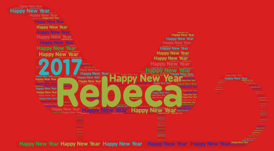 Happy holidays Rebeca